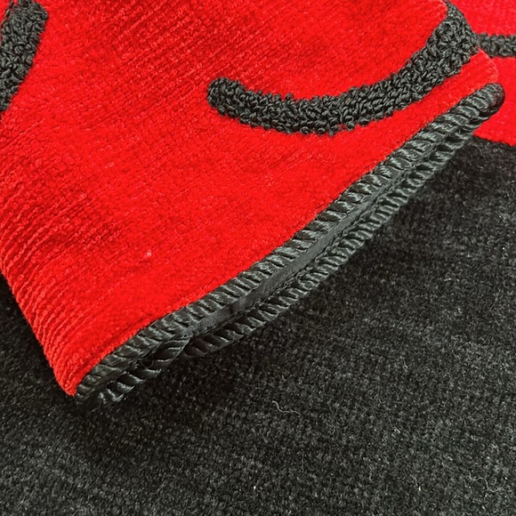 Indigo Moon vintage jacket. Size 1X. Red, black, gold tapes/chenille pattern. - Picture 7 of 13